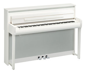 Yamaha CLP785 Digital Piano in Polished White - 5 Year Warranty  (Subject to registering with Yamaha)