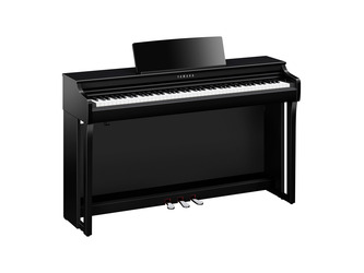 Yamaha CLP825 Digital Piano - Polished Black - Additional 100 Cash Back after Purchase