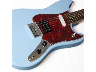 Gould Electric Guitar - Rebel Model in Baby Blue
