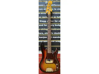 Fender James Jamerson 1962 Precison Bass® - incls Vintage-Style Brown (Orange Interior) Case