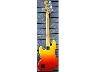 Fender Player Plus Jazz Bass V Tequila Sunrise 5-String Electric Bass Guitar & Case