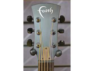 Faith Naked FKVBK Venus OM Black All Solid Electro Acoustic Guitar & Case