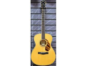 Fender Paramount PO-220E Orchestra Natural Electro Acoustic Guitar & Hardshell Case 