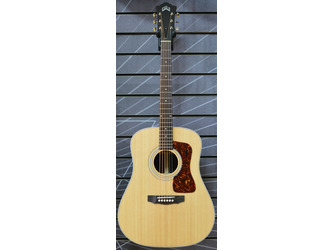 Guild USA D-55 Dreadnought Natural All Solid Acoustic Guitar & Case