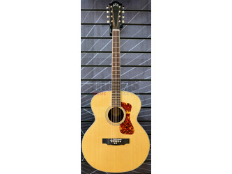 Guild Westerly Collection BT-258E Jumbo Natural Baritone 8-String Electro Acoustic Guitar 