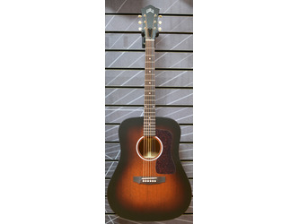 Guild USA D-20 Dreadnought Vintage Sunbust Acoustic Guitar & Case