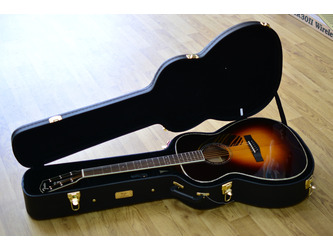 Fender Paramount PO-220E Orchestra 3-Colour Vintage Sunburst Electro Acoustic Guitar & Case