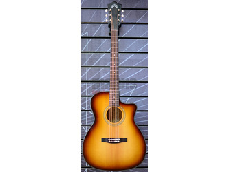 Guild Westerly OM-260CE Orchestral Model Deluxe Burl Edge Burst Electro Acoustic Guitar - Sale
