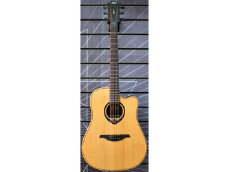 Lag Tramontane Hyvibe 30 THV30DCE Dreadnought Natural Electro Acoustic Guitar & Case