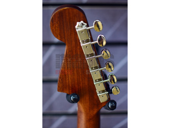 Fender California Malibu Classic Cognac Burst All Solid Short-Scale Electro Acoustic Guitar & Case - Sale 