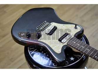 Fender Squier Paranormal Super-Sonic Graphite Metallic Electric Guitar 