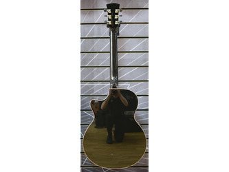 Faith Eclipse FECV Venus OM Black All Solid Electro Acoustic Guitar & Case 