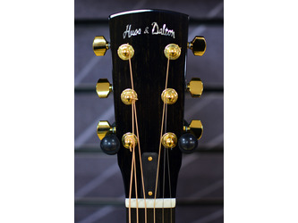 Huss & Dalton DM Dreadnought Natural All Solid Acoustic Guitar & Case 