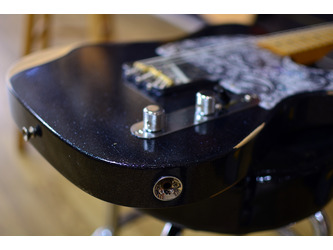 Fender Artist Brad Paisley Esquire Black Sparkle Electric Guitar & Case