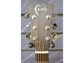 Faith Nomad FDS Mini-Saturn Dreadnought Natural All Solid Travel Electro Acoustic Guitar & Case