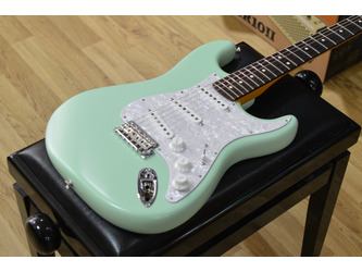 Fender Artist Cory Wong Stratocaster Surf Green Electric Guitar incls Deluxe Moulded Case