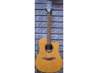Lag Tramontane Hyvibe 10 THV10DCE Dreadnought Natural Electro Acoustic Guitar & Case