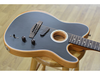 Fender Acoustasonic Player Telecaster Brushed Black Electro Acoustic Guitar incls Deluxe Gig Bag 