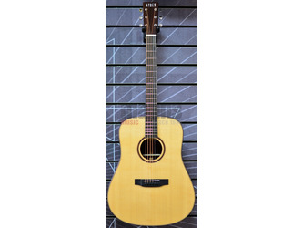 Auden Artist R Colton Dreadnought Natural All Solid Acoustic Guitar & Case