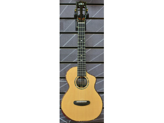 Kala Contour Deluxe All Solid Gloss Spruce & Rosewood Tenor Ukulele inc Deluxe Bag