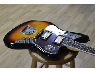 Fender Kurt Cobain Jaguar, 3-Colour Sunburst, Rosewood - Incl Hard Fender Case 