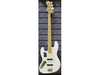 Fender Player Jazz Bass Olympic White Left-Handed Electric Bass Guitar - B Stock