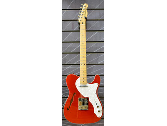 Fender Deluxe Telecaster Thinline Candy Apple Red Electric Guitar Incls Deluxe Gig Bag B Stock