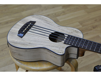 Kala U-BASS Spalted Maple With Case