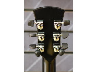 Faith Eclipse FECV Venus OM Black Left-Handed All Solid Electro Acoustic Guitar & Case