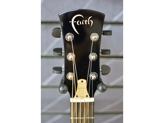 Faith Eclipse Neptune Cutaway Electro - Black - Incl Hard Case 