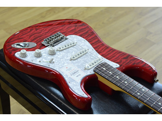 Fender 2024 Collection Stratocaster Made In Japan Hybrid II - Quilt Red Beryl - Incl Gig Bag