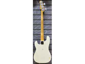 Fender Mike Dirnt Road Worn Precision Bass, White Blonde, Rosewood  -Incl Hardshell Case