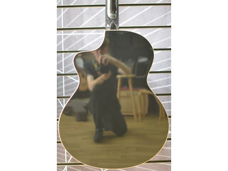 Faith Eclipse Neptune Cutaway Electro - Black - Incl Hard Case 
