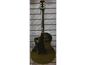 Faith Eclipse Neptune Cutaway Electro - Black - Incl Hard Case 