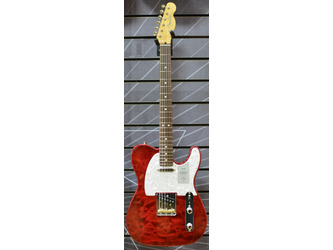 Fender 2024 Collection Telecaster Made In Japan Hybrid II - Quilt Red Beryl - Incl Gig Bag