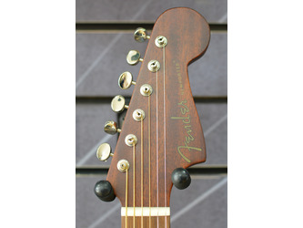Fender California Newporter Special Natural Mahogany All Solid Electro Acoustic Guitar Incl Delux Gig Bag