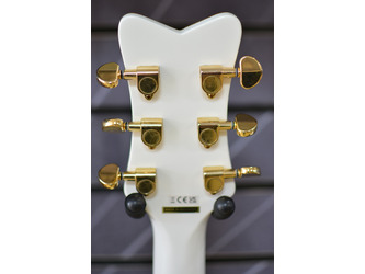 Gretsch G5021WPE Rancher Penguin Parlour, White Electro Acoustic Guitar