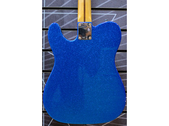 Fender Artist J Mascis Telecaster Bottle Rocket Blue Flake Electric Guitar Deluxe Gig Bag