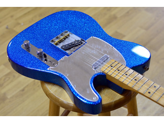 Fender Artist J Mascis Telecaster Bottle Rocket Blue Flake Electric Guitar Deluxe Gig Bag