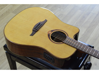 Lag Tramontane 118 TL118DCE Dreadnought Natural Left-Handed Electro Acoustic Guitar