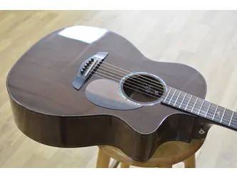 Faith Legacy Dark Roast Earth Electro/Cut All Solid Electro Acoustic Guitar & Case