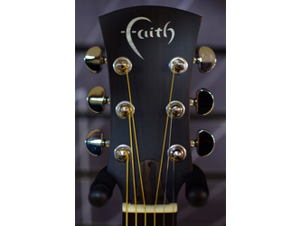 Faith Naked FKV Venus OM Natural All Solid Electro Acoustic Guitar Soft Faith Padded Bag