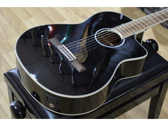 Cordoba Fusion 5 Jet Black Electro Nylon Guitar 