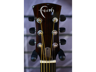 Faith Blue Moon FVBLM Venus OM Blue Burst All Solid Electro Acoustic Guitar & Case