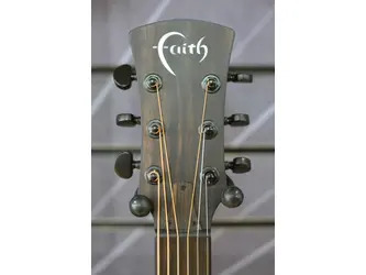Faith Nexus Neptune CE Thru-Cognac Inc Gig Bag - All Solid Mahogany, Fishman Presys 2 PU