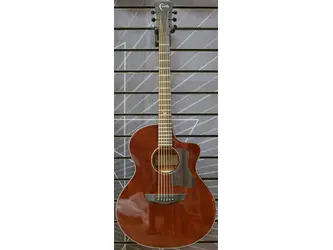 Faith Nexus Neptune CE Thru-Cognac Inc Gig Bag - All Solid Mahogany, Fishman Presys 2 PU