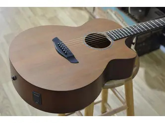 Faith Naked Cedar FKVCD Venus OM Natural All Solid Electro Acoustic Guitar & Case