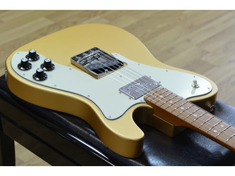Fender Hybrid Telecaster Custom Limited Edition with Roasted Maple Neck - Gold - Incl Gig Bag