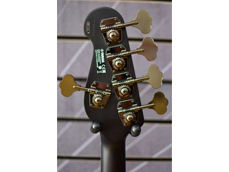 Yamaha BB735A Matte Translucent Black 5-String Electric Bass Guitar & Case
