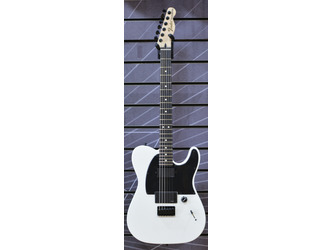 Fender Artist Jim Root Telecaster Flat White Electric Guitar & Deluxe Black Tweed Hardshell Case